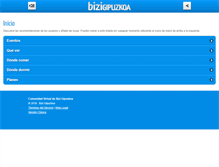 Tablet Screenshot of bizigipuzkoa.com